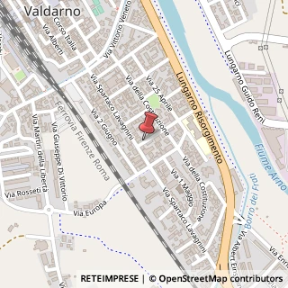Mappa Via XI Febbraio, 4, 52027 San Giovanni Valdarno, Arezzo (Toscana)