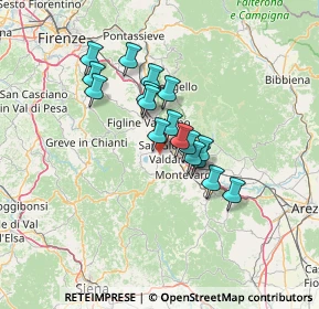 Mappa Via Castellina, 52022 San Giovanni Valdarno AR, Italia (10.37235)