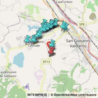 Mappa Via Castellina, 52022 San Giovanni Valdarno AR, Italia (1.47)