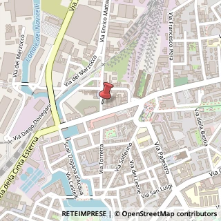 Mappa Via delle Cateratte, 8, 57122 Livorno, Livorno (Toscana)