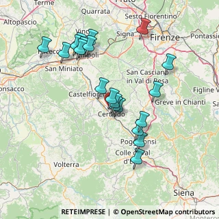 Mappa Via Maria Enriques Agnoletti, 50052 Certaldo FI, Italia (15.127)