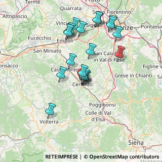 Mappa Via Maria Enriques Agnoletti, 50052 Certaldo FI, Italia (14.5795)
