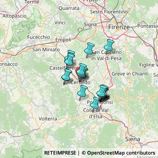 Mappa Via Maria Enriques Agnoletti, 50052 Certaldo FI, Italia (9.5395)