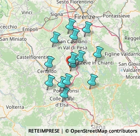 Mappa Via Benedetto Naldini, 50028 Tavarnelle Val di Pesa FI, Italia (10.57286)