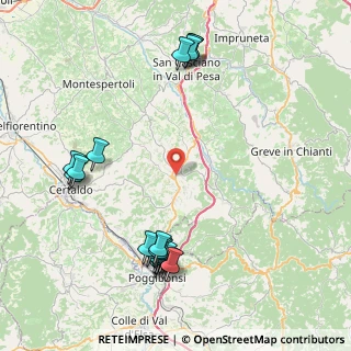 Mappa Via Benedetto Naldini, 50028 Tavarnelle Val di Pesa FI, Italia (10.237)