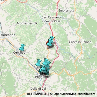 Mappa Via Roma, 50028 Tavarnelle Val di Pesa FI, Italia (7.422)