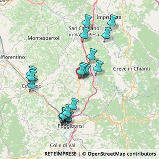 Mappa Via Roma, 50028 Tavarnelle Val di Pesa FI, Italia (8.3625)