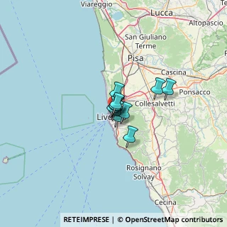 Mappa Via Mario Magnozzi, 57122 Livorno LI, Italia (5.50909)