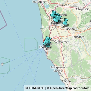 Mappa Via Mario Magnozzi, 57122 Livorno LI, Italia (14.76)