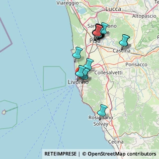 Mappa Via Mario Magnozzi, 57122 Livorno LI, Italia (14.5595)