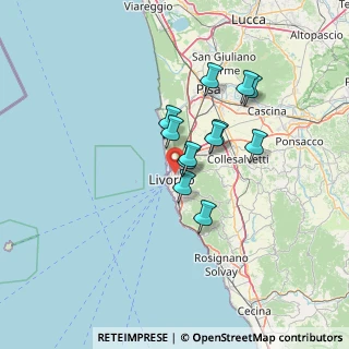 Mappa Via Mario Magnozzi, 57122 Livorno LI, Italia (10.32083)