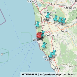 Mappa Via Mario Magnozzi, 57122 Livorno LI, Italia (11.46643)