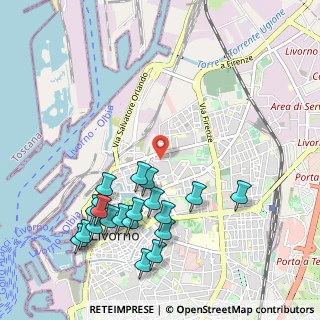 Mappa Via Mario Magnozzi, 57122 Livorno LI, Italia (1.203)