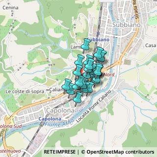 Mappa Via la Casella, 52010 Capolona AR, Italia (0.22143)