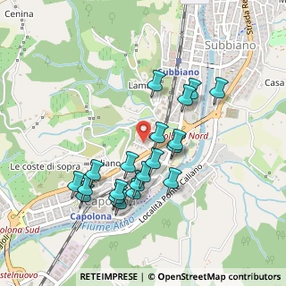 Mappa Via la Casella, 52010 Capolona AR, Italia (0.455)