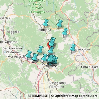 Mappa Via la Casella, 52010 Capolona AR, Italia (10.948)