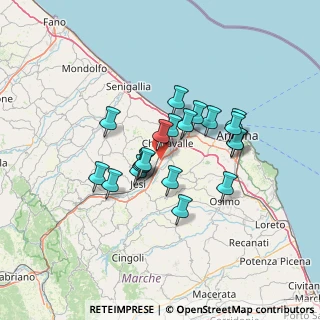 Mappa Via Coppetella 4, 60035 Jesi AN (10.9305)