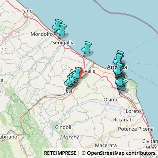 Mappa Via Coppetella 4, 60035 Jesi AN (14.746666666667)