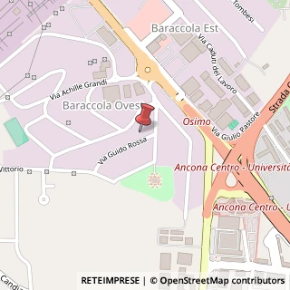 Mappa Via Rossa Guido, 4, 60131 Ancona, Ancona (Marche)