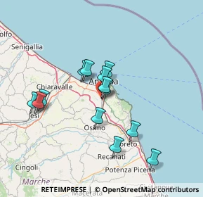 Mappa Via Rossa Guido, 60131 Ancona AN, Italia (12.50077)