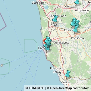 Mappa V.Firenze Cimiteri Comunali, 57122 Livorno LI, Italia (18.08091)
