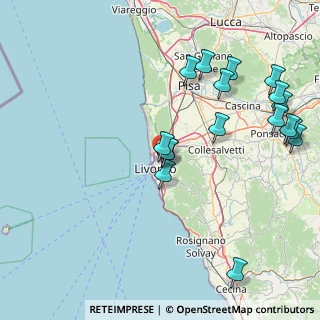 Mappa V.Firenze Cimiteri Comunali, 57122 Livorno LI, Italia (19.13824)