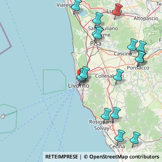 Mappa V.Firenze Cimiteri Comunali, 57122 Livorno LI, Italia (20.92176)