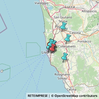 Mappa V.Firenze Cimiteri Comunali, 57122 Livorno LI, Italia (4.60538)