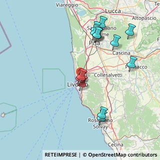 Mappa V.Firenze Cimiteri Comunali, 57122 Livorno LI, Italia (16.83714)