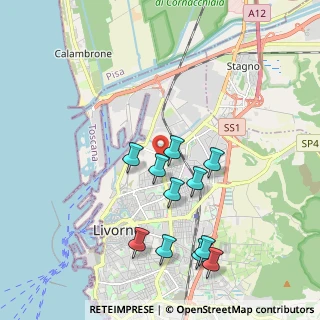 Mappa V.Firenze Cimiteri Comunali, 57122 Livorno LI, Italia (1.99455)