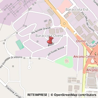 Mappa Via Giuseppe di Vittorio, 13, 60131 Ancona, Ancona (Marche)