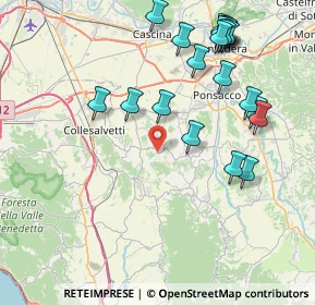 Mappa Via Bugallo, 56040 Crespina Lorenzana PI, Italia (9.307)