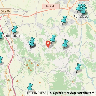 Mappa Via Bugallo, 56040 Crespina Lorenzana PI, Italia (5.78389)