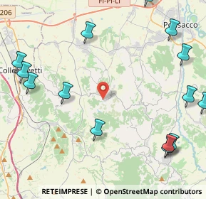 Mappa Via Bugallo, 56040 Crespina Lorenzana PI, Italia (6.28267)