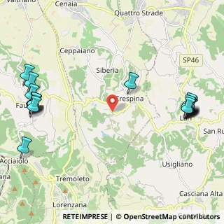 Mappa Via Bugallo, 56040 Crespina Lorenzana PI, Italia (3.0445)