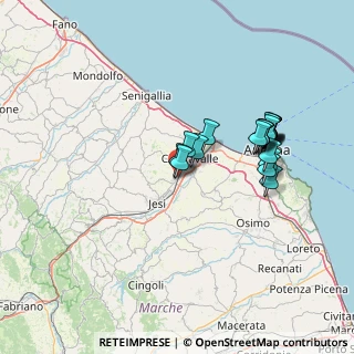 Mappa Via Sardegna, 60030 Monsano AN, Italia (13.825)