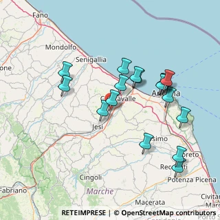 Mappa Via Sardegna, 60030 Monsano AN, Italia (15.33824)
