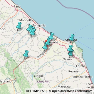 Mappa Via Sardegna, 60030 Monsano AN, Italia (13.97455)