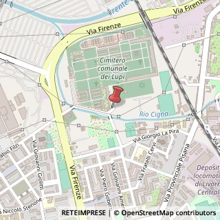 Mappa Via dei Cipressi, 8, 57121 Livorno, Livorno (Toscana)