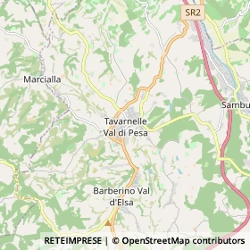 Mappa Tavarnelle Val di Pesa