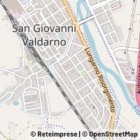 Map San Giovanni Valdarno