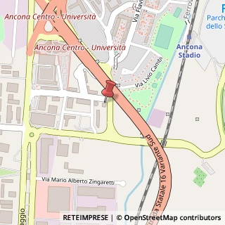 Mappa Via Dottor Sandro Totti, 1, 60131 Ancona, Ancona (Marche)
