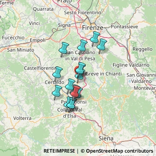 Mappa Via della Libertà, 50028 Tavarnelle Val di Pesa FI, Italia (10.68563)