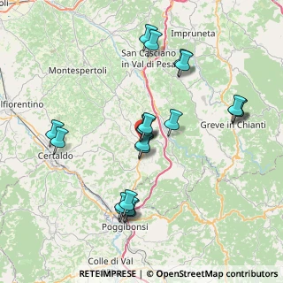 Mappa Via della Libertà, 50028 Tavarnelle Val di Pesa FI, Italia (7.888)