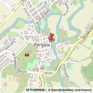 Mappa Via San Francesco, 30, 61045 Pergola, Pesaro e Urbino (Marche)