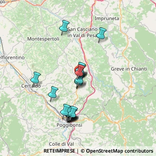 Mappa CANTINA, 50028 Tavarnelle Val di Pesa FI, Italia (6.9405)