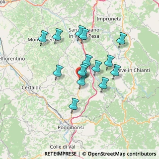 Mappa CANTINA, 50028 Tavarnelle Val di Pesa FI, Italia (5.99133)