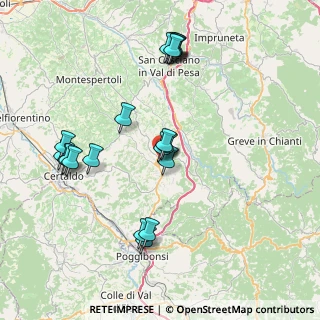 Mappa CANTINA, 50028 Tavarnelle Val di Pesa FI, Italia (8.2605)