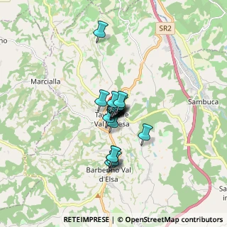 Mappa CANTINA, 50028 Tavarnelle Val di Pesa FI, Italia (0.8855)