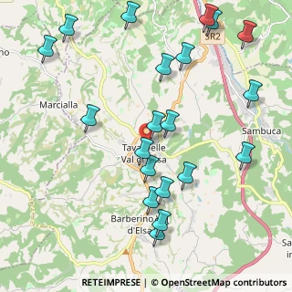 Mappa CANTINA, 50028 Tavarnelle Val di Pesa FI, Italia (2.51)